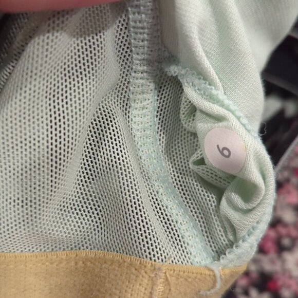 Lululemon Work It Out Tank Black & Mint - Picture 7 of 10